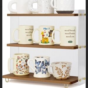 Set of 6 Ceramic Mugs with Various Designs